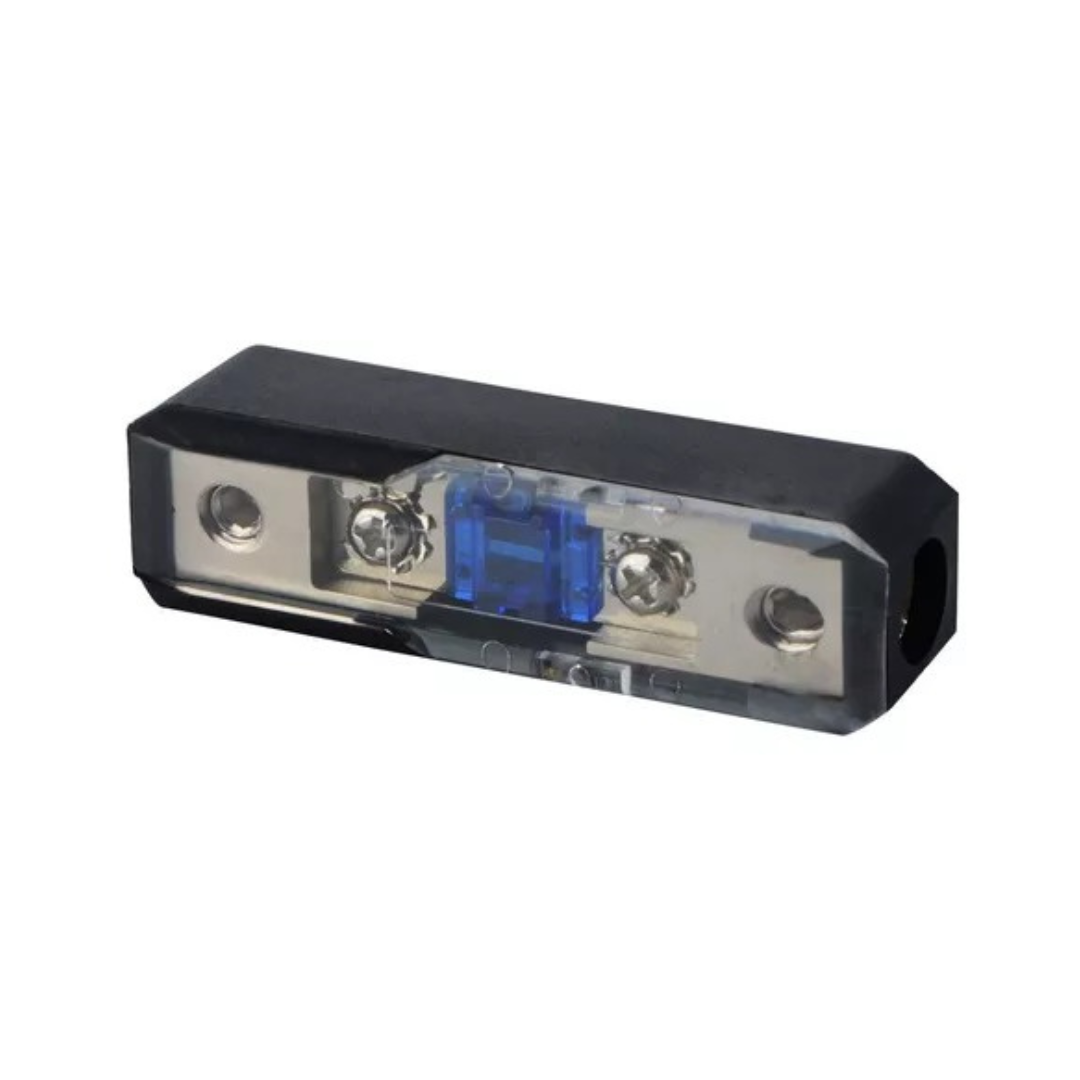 Blocco Di Distribuzione Con Fusibile ANL 60A Per Audio Auto – Lega Di Rame, Ingresso 0/2/4 AWG, Uscita 4/6/8 AWG